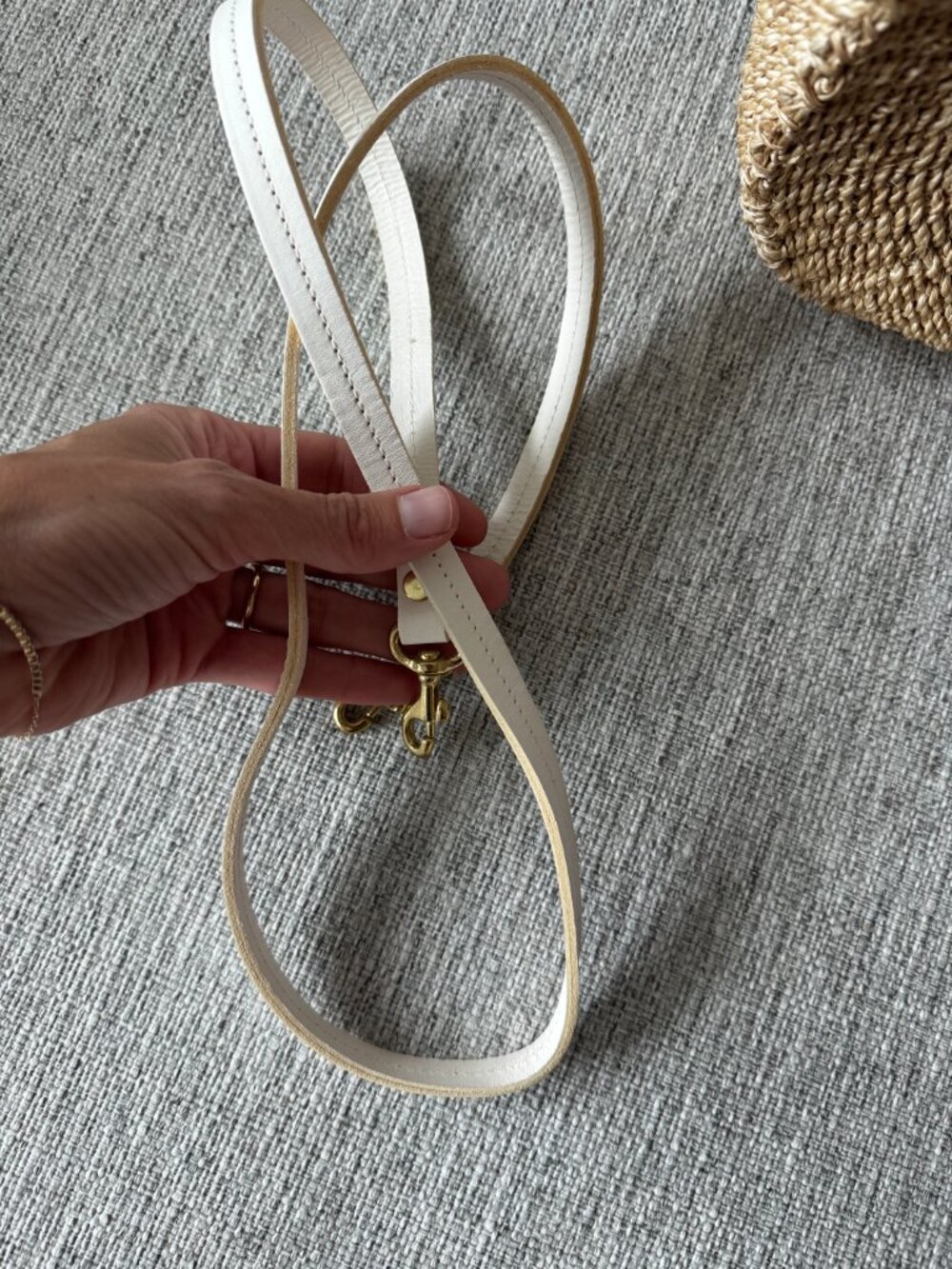 clare vivier raffia straw beach summer night bag - Picture 4 of 6